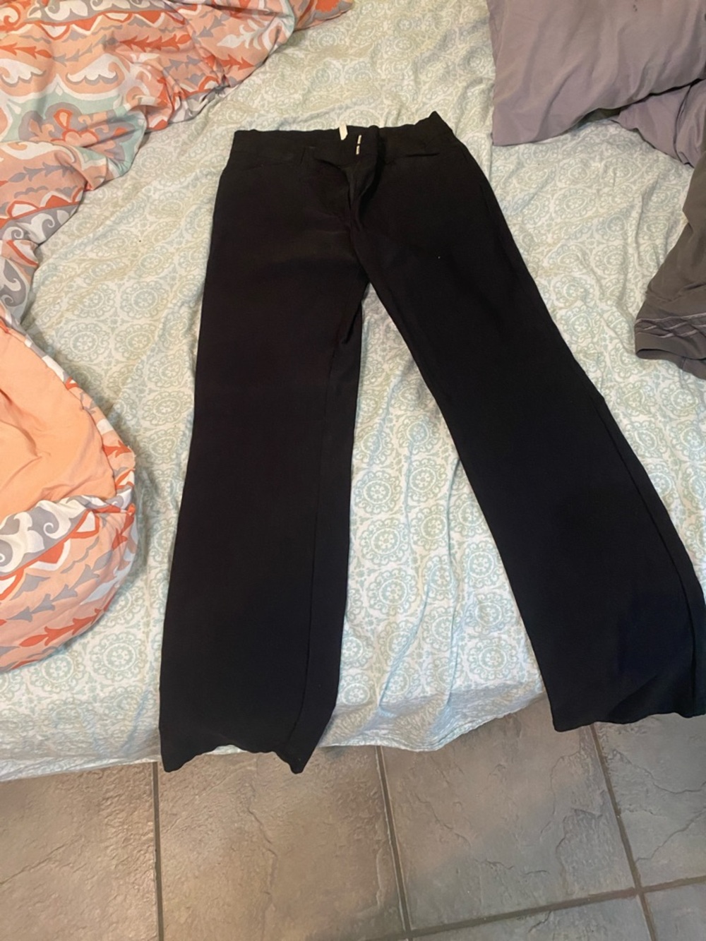Black Wide-Leg Dress Pants sz 2
